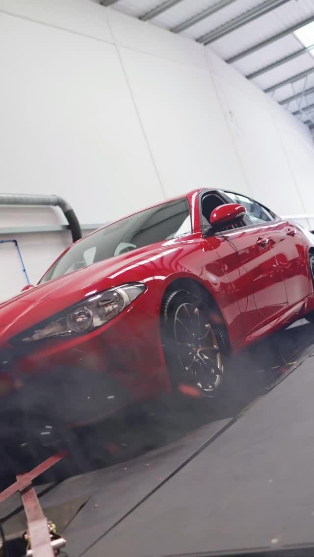 Alfa Romeo Giulia on the dyno at BHP UK